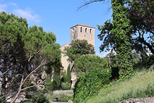 La collégiale Saint-Martin domine la vieille ville de Bollène — photo d'illustration